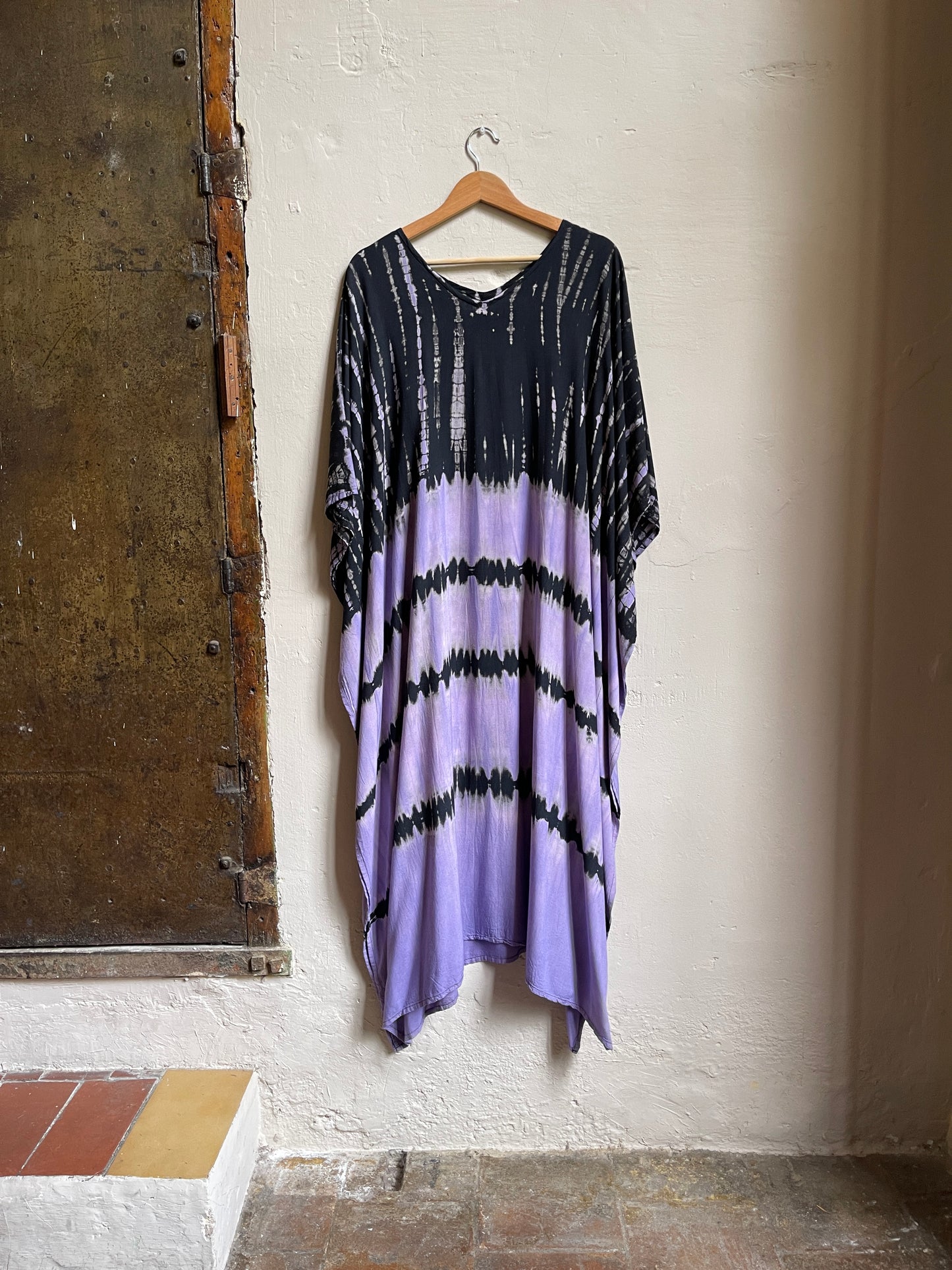 Tie Dye Kaftan | Grape