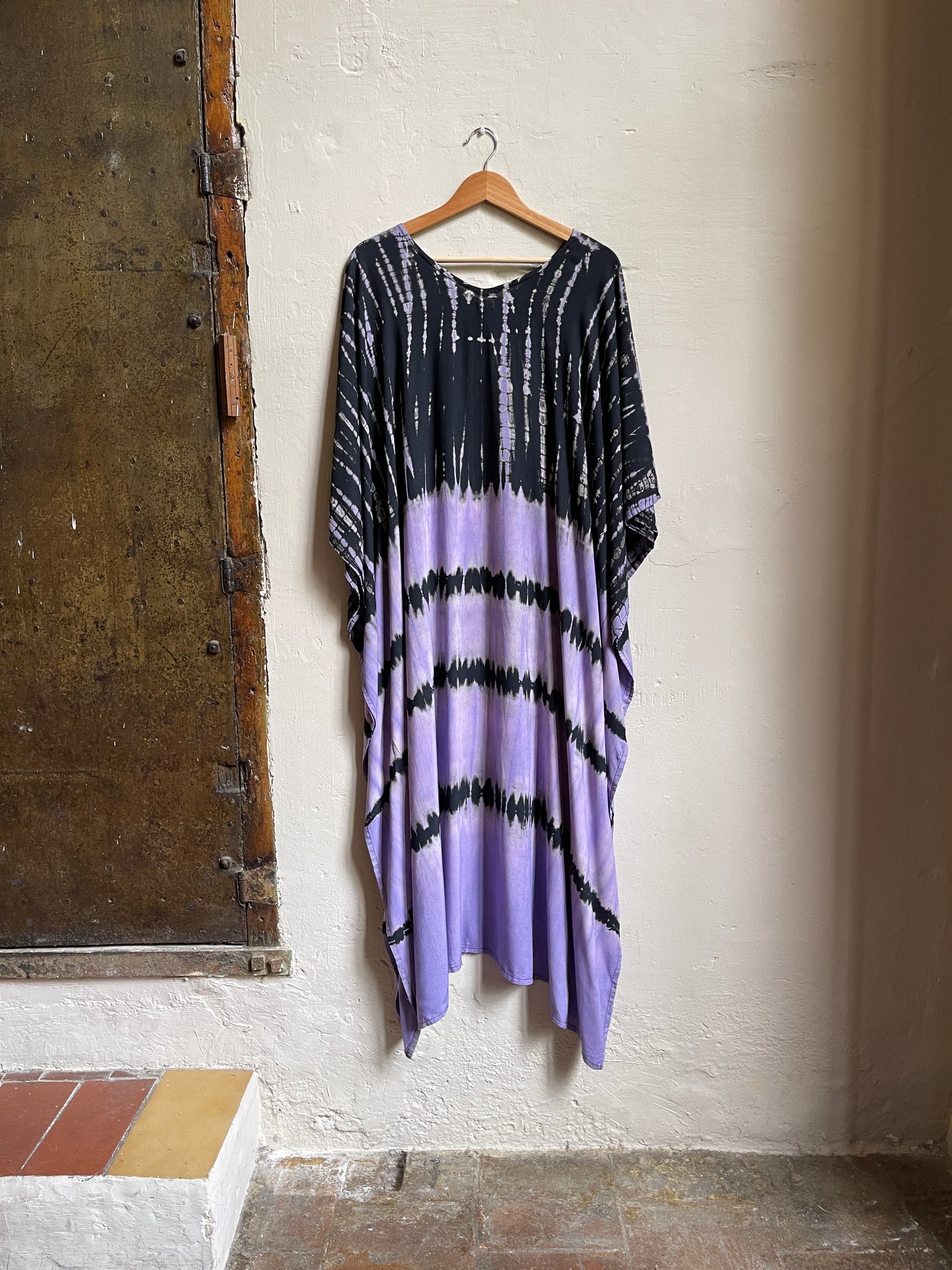 Tie Dye Kaftan | Grape