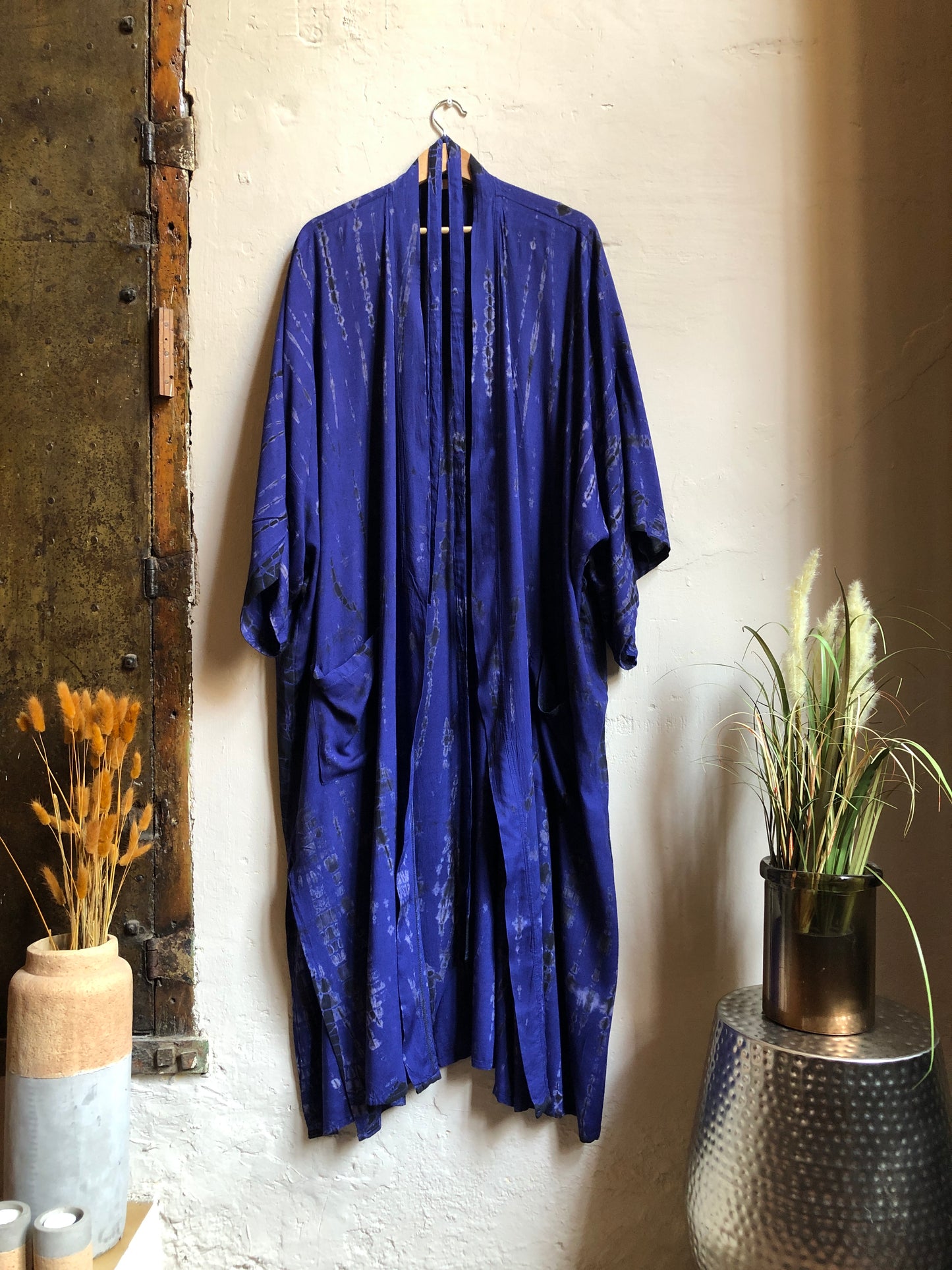 Blueberry | Tie-Dye Kimono
