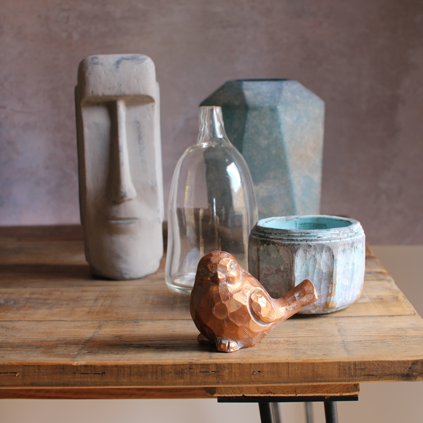 Mandu Pale Aqua Small Ceramic Pot