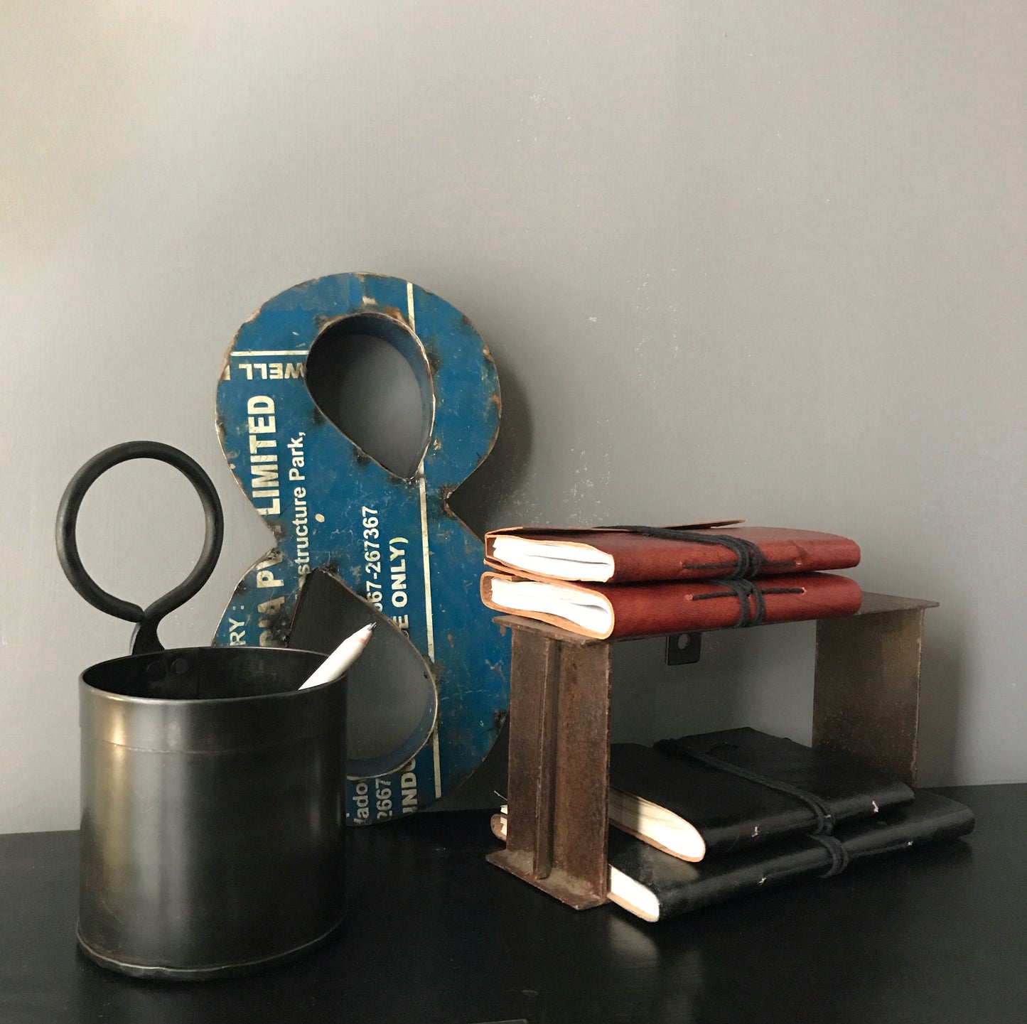 Leather Blank Notebook | Large