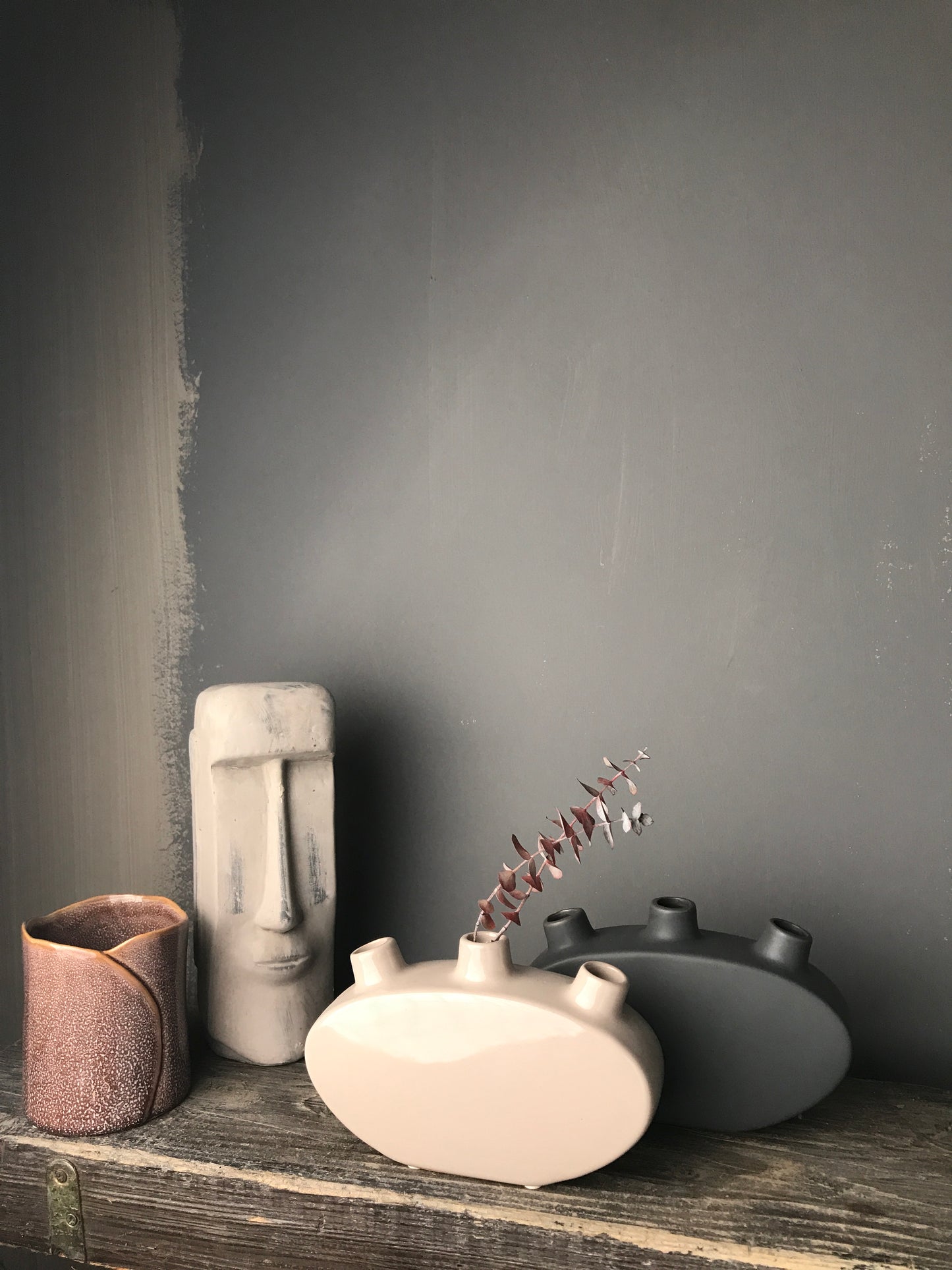 Tris Vase | Gloss Beige