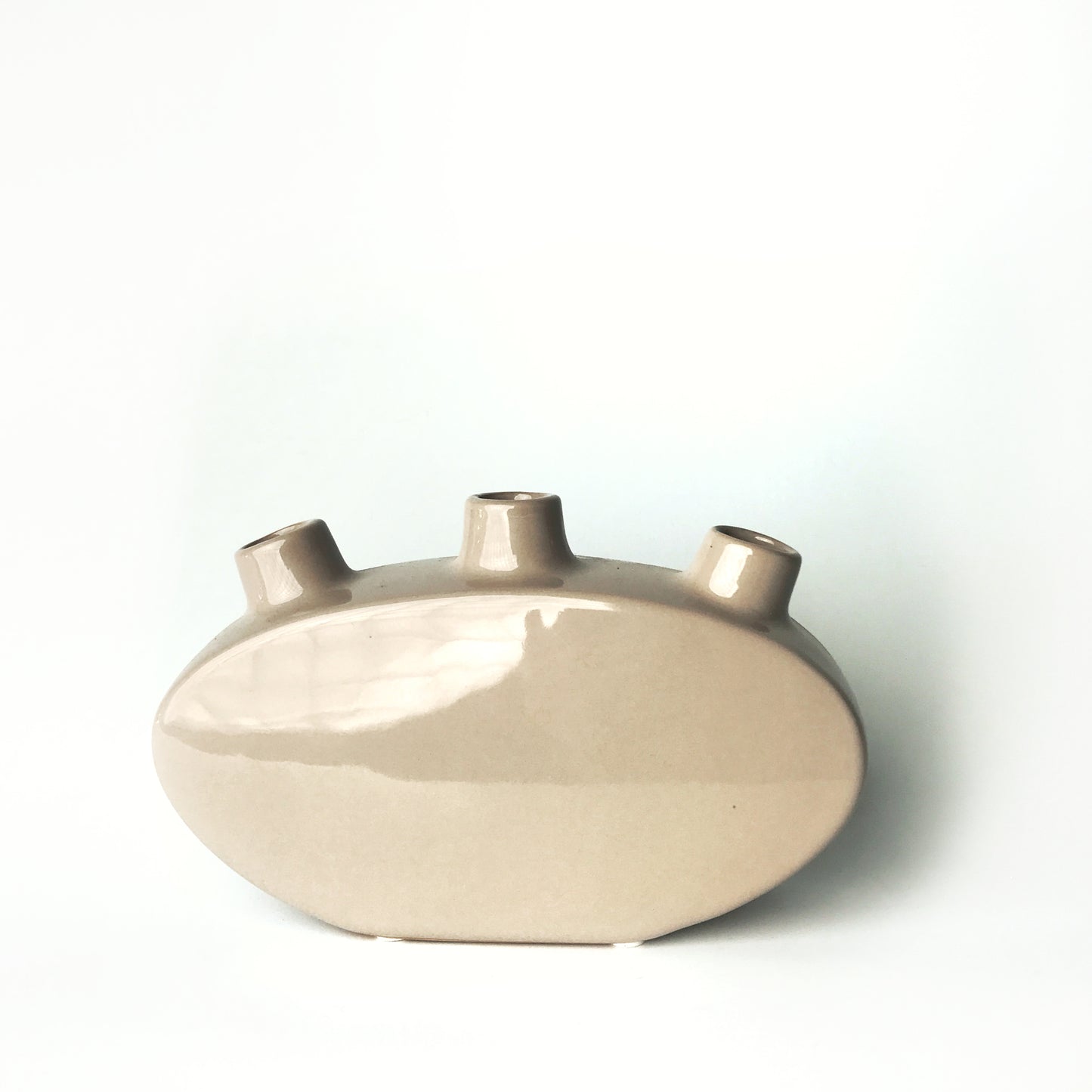 Tris Vase | Gloss Beige