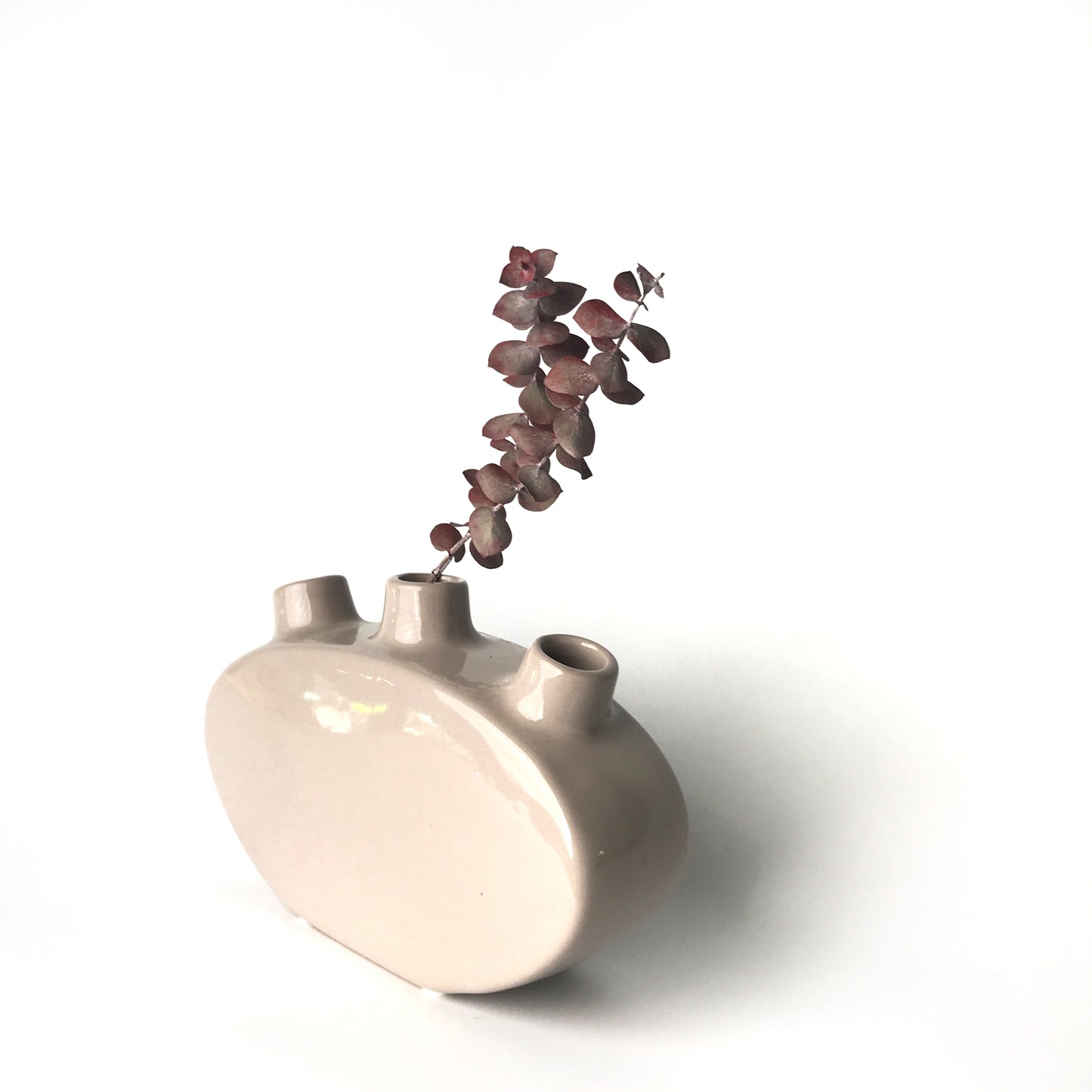 Tris Vase | Gloss Beige