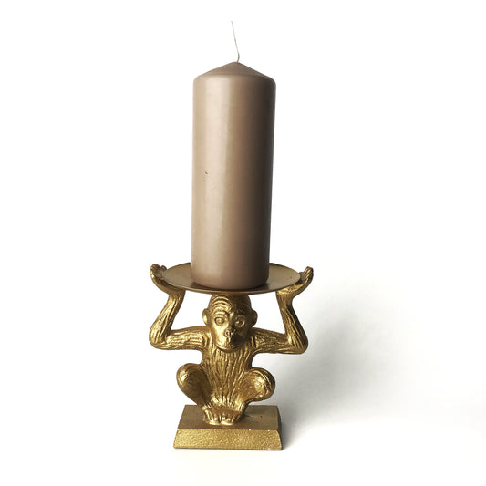 Monkey Candleholder | Single Pillar