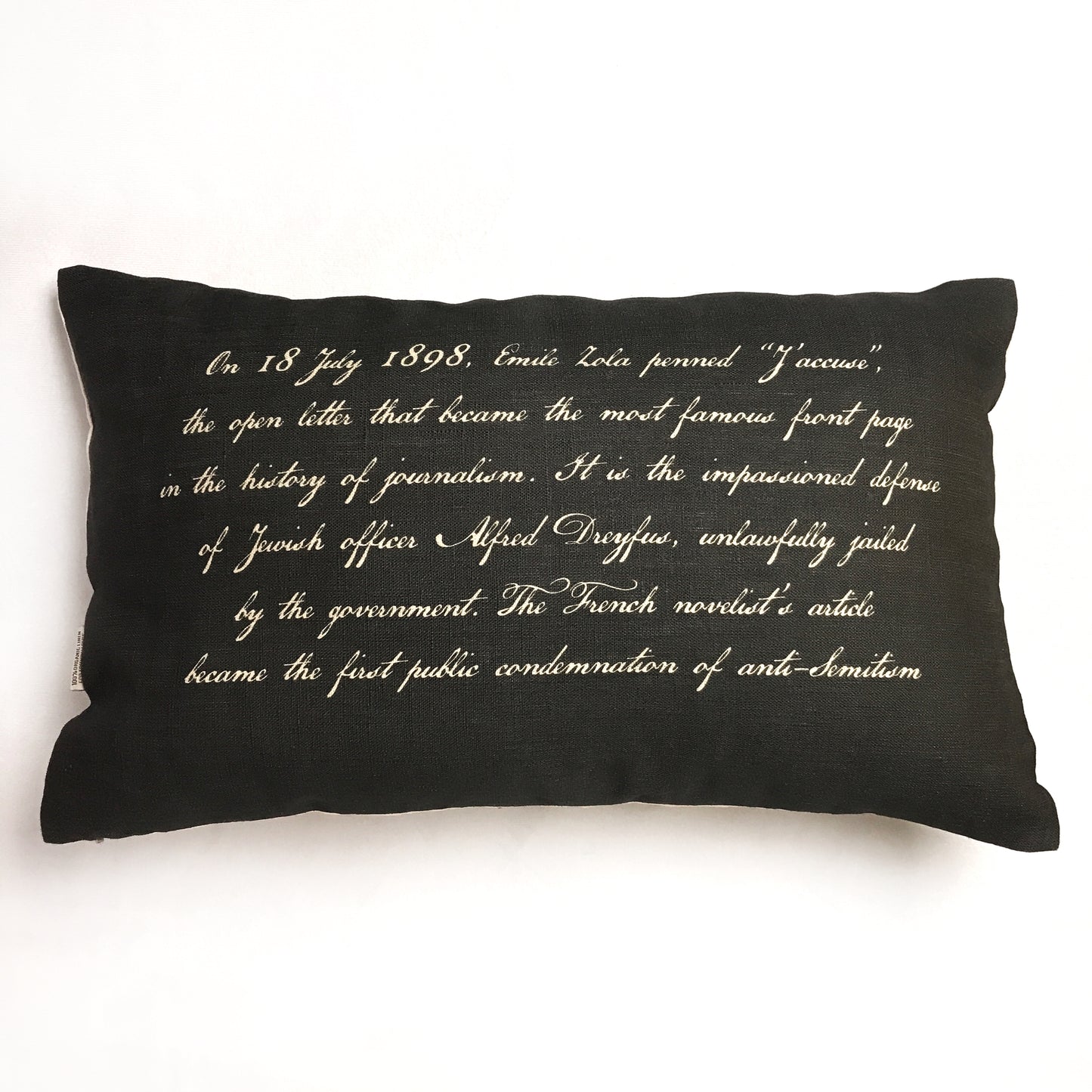 J'Accuse...! | Linen Cushion