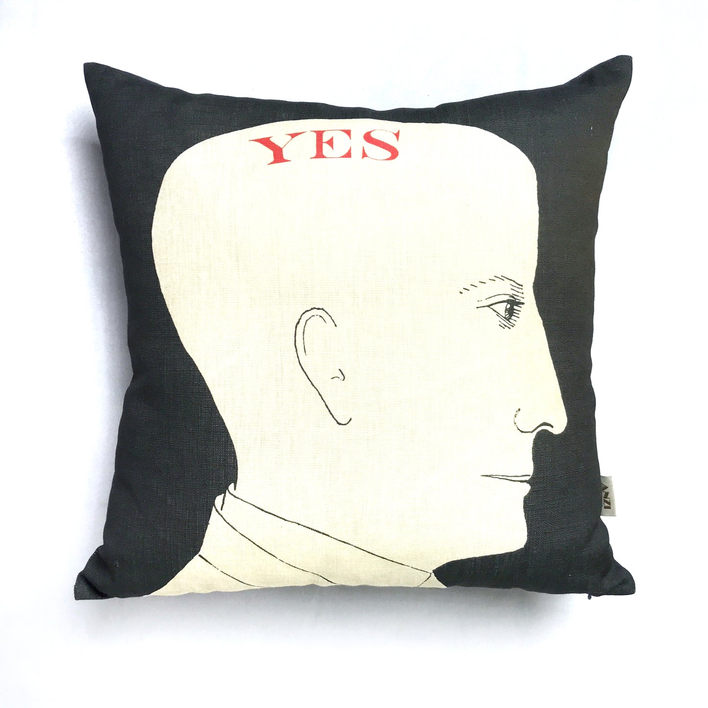 YES | NO Linen Cushion