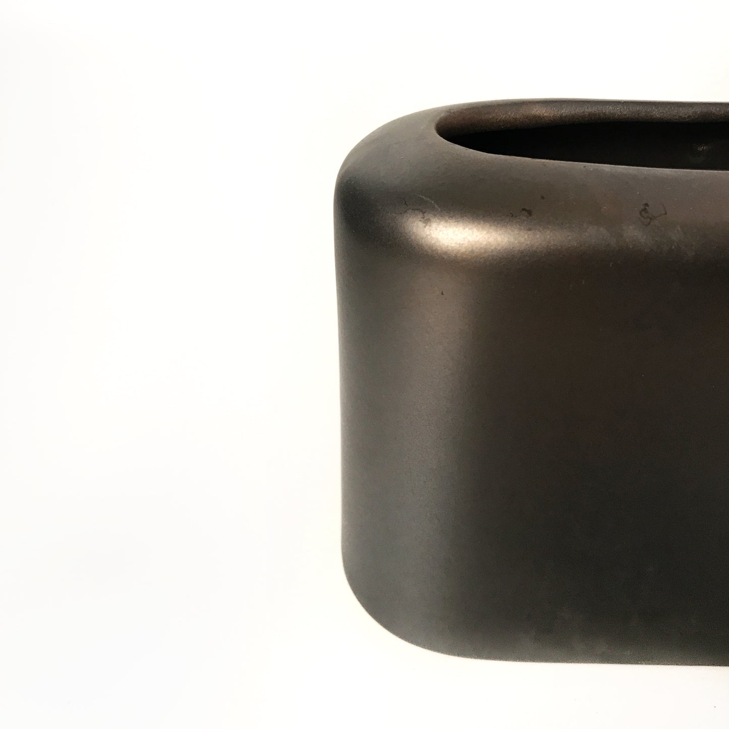 Hal Short Bronze Ceramic Vase