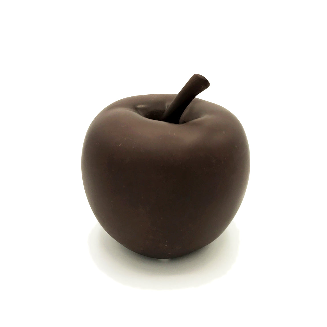 Mela decoration brown resin apple
