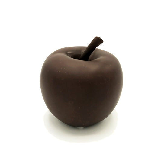 Mela decoration brown resin apple