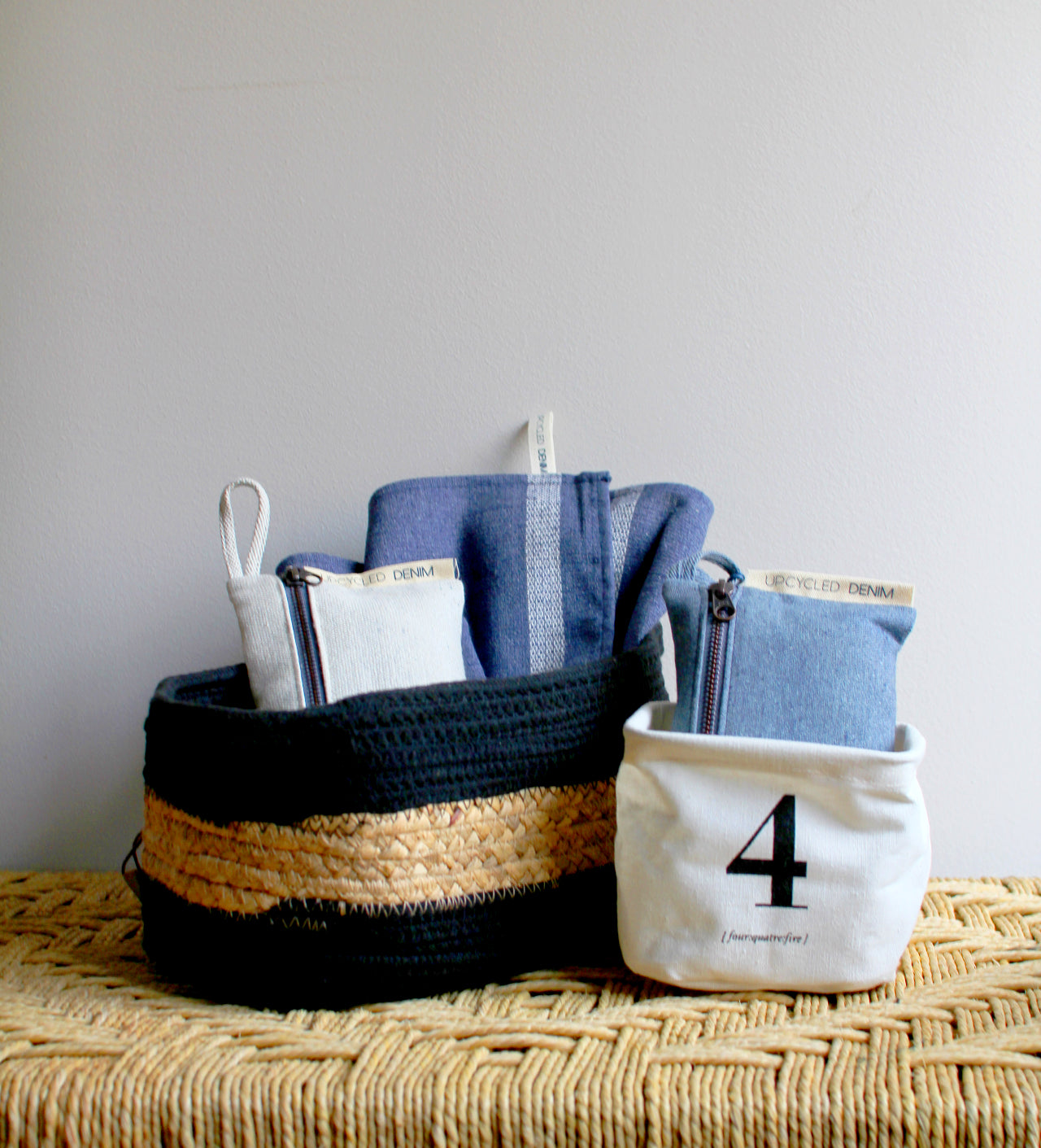 Upcycled Denim Pencil Case