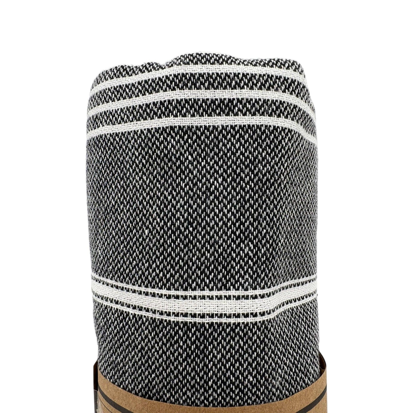Hammam towel | Sauna towel | Beach towel | Paraguay | Black | 180x100 cm