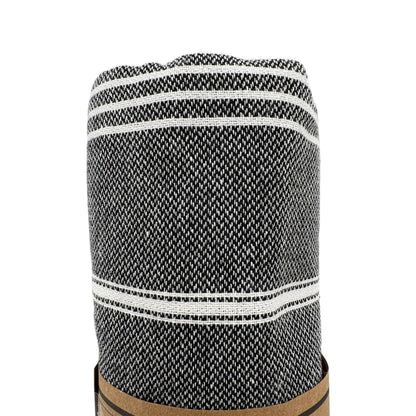 Hammam towel | Sauna towel | Beach towel | Paraguay | Black | 180x100 cm