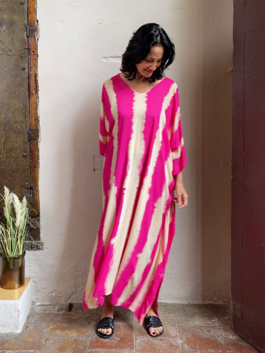 Caftán Tie Dye | Dragonfruit