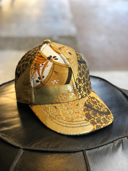 Kimono Baseball Hat | Gold