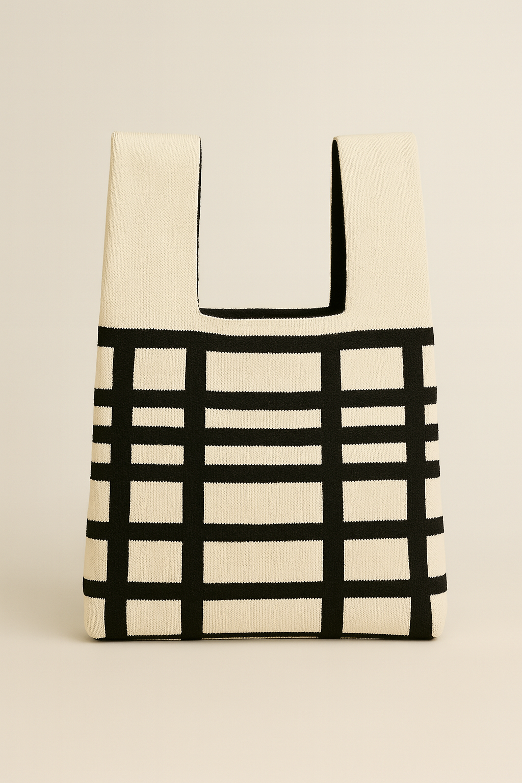 the cute bag {b&w grid}