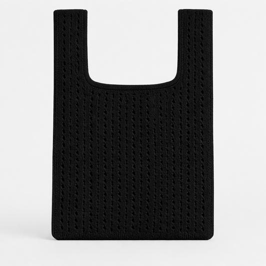 the cute bag {black weave} large