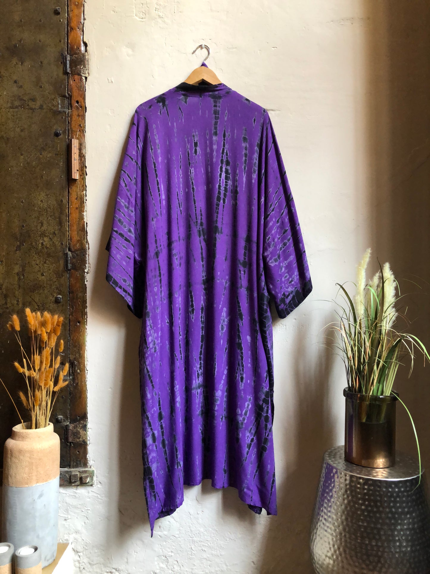 Grape | Tie-Dye Kimono