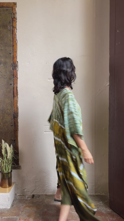 Tie Dye Kaftan | Grasses