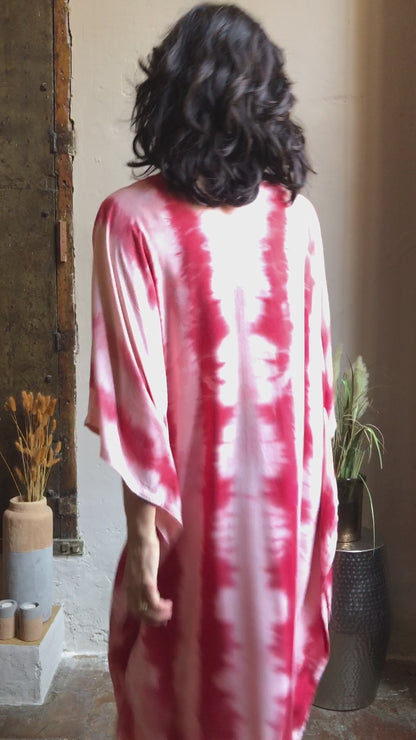 Tie Dye Kaftan | Cherry