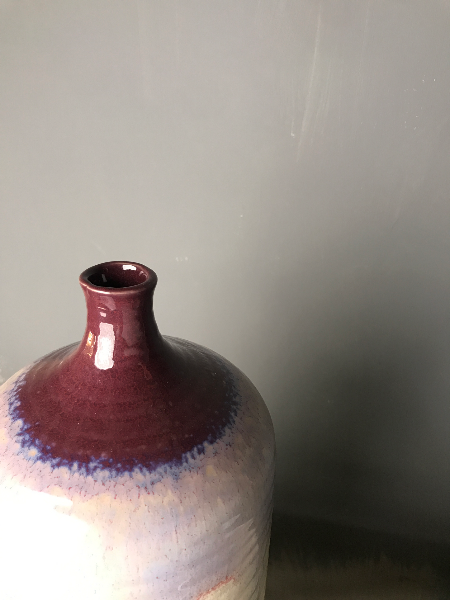 Plum Ceramic Vase