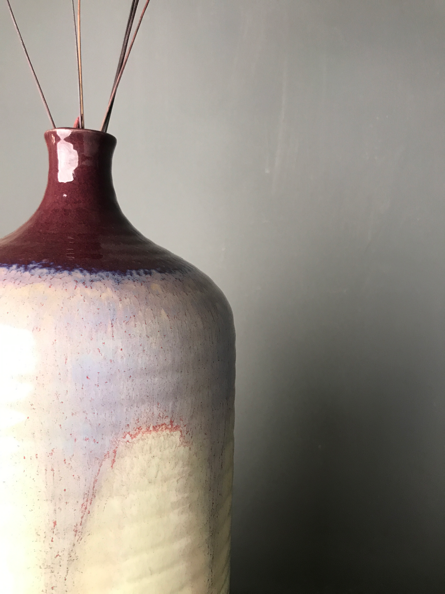 Plum Ceramic Vase