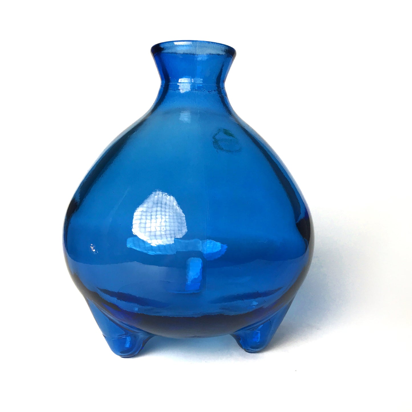 Patas Glass Vase Small | Deep Blue