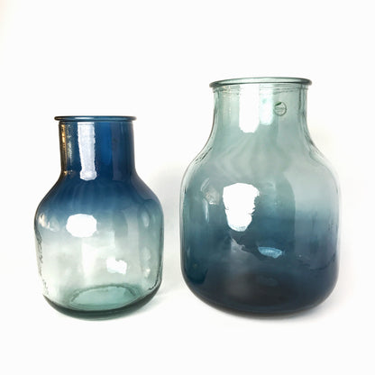 Gradient Glass Vase XL | Blue