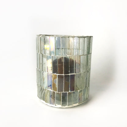 Mosaic Glass Candleholder