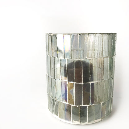 Mosaic Glass Candleholder