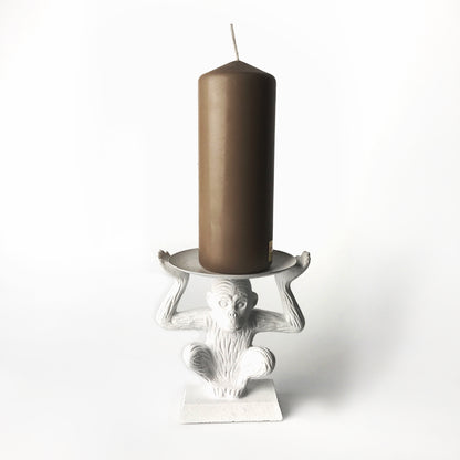 Monkey Candleholder | Single Pillar