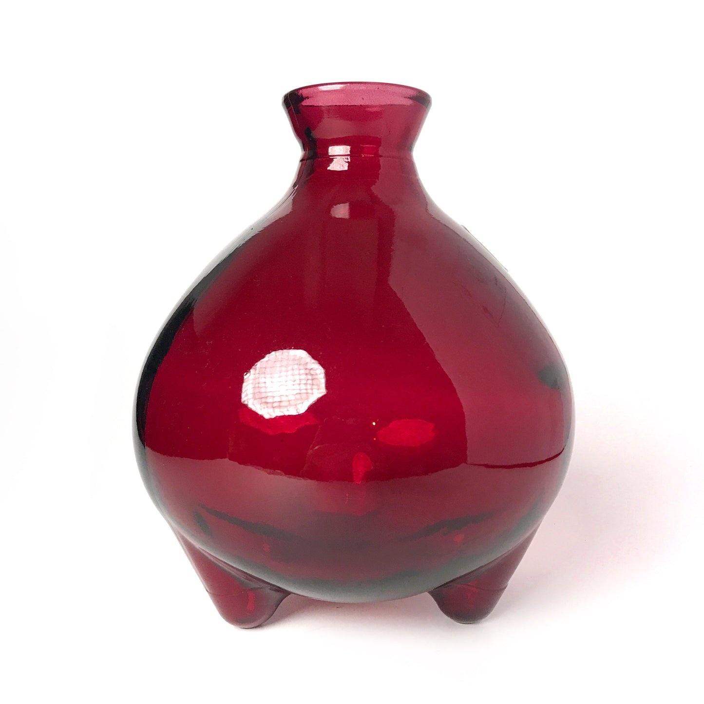 Patas Glass Vase Small | Deep Blue