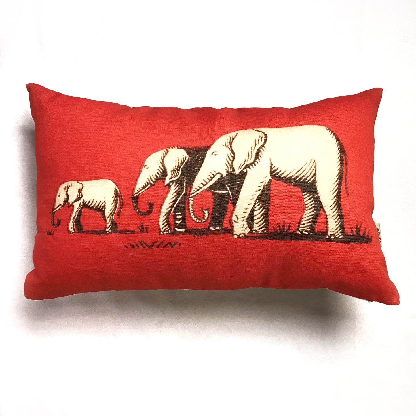 Elephants | Linen Cushion